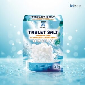 قرص ملح لغسالة الصحون من موسيس، 2 كجم - اقراص ملح منعم ماء لغسالة الصحون وتنظيف الاطباق