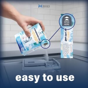 ملح غسالة الصحون - عبوة اقتصادية (2كجم) يُنعم الماء لأطباق نظيفة