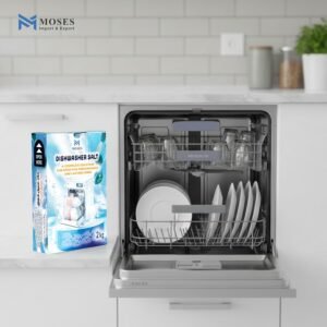 ملح غسالة الصحون - عبوة اقتصادية (2كجم) يُنعم الماء لأطباق نظيفة